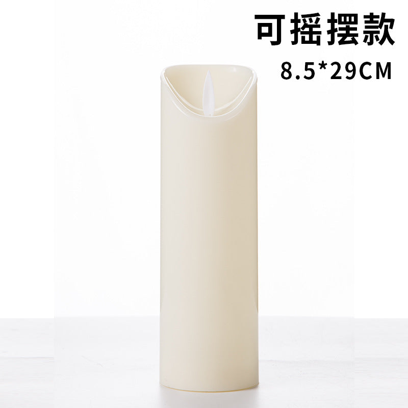 Led Simulation Swing Electronic Candle Paraffin Wax Candle Lamp Wedding Festival Home Decoration Candle Lamp Wholesale