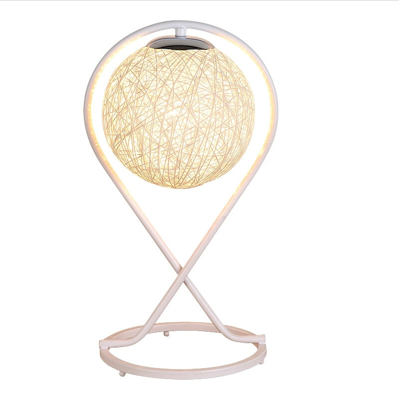 Rattan Desk lamp