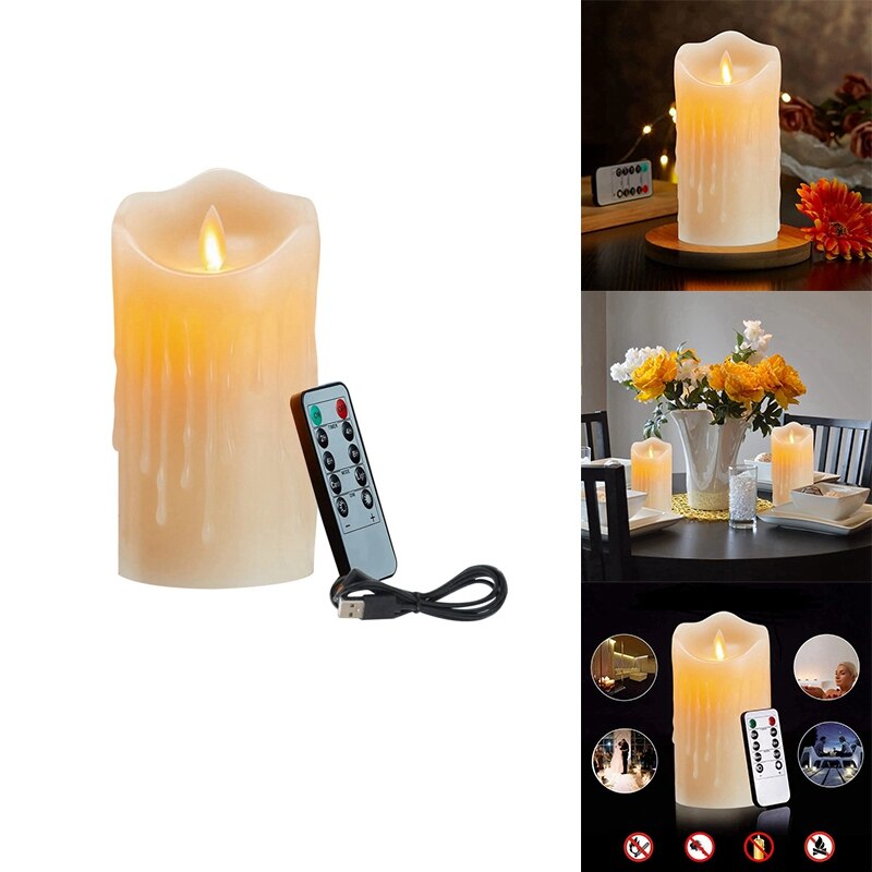 Real Wax LED Candle