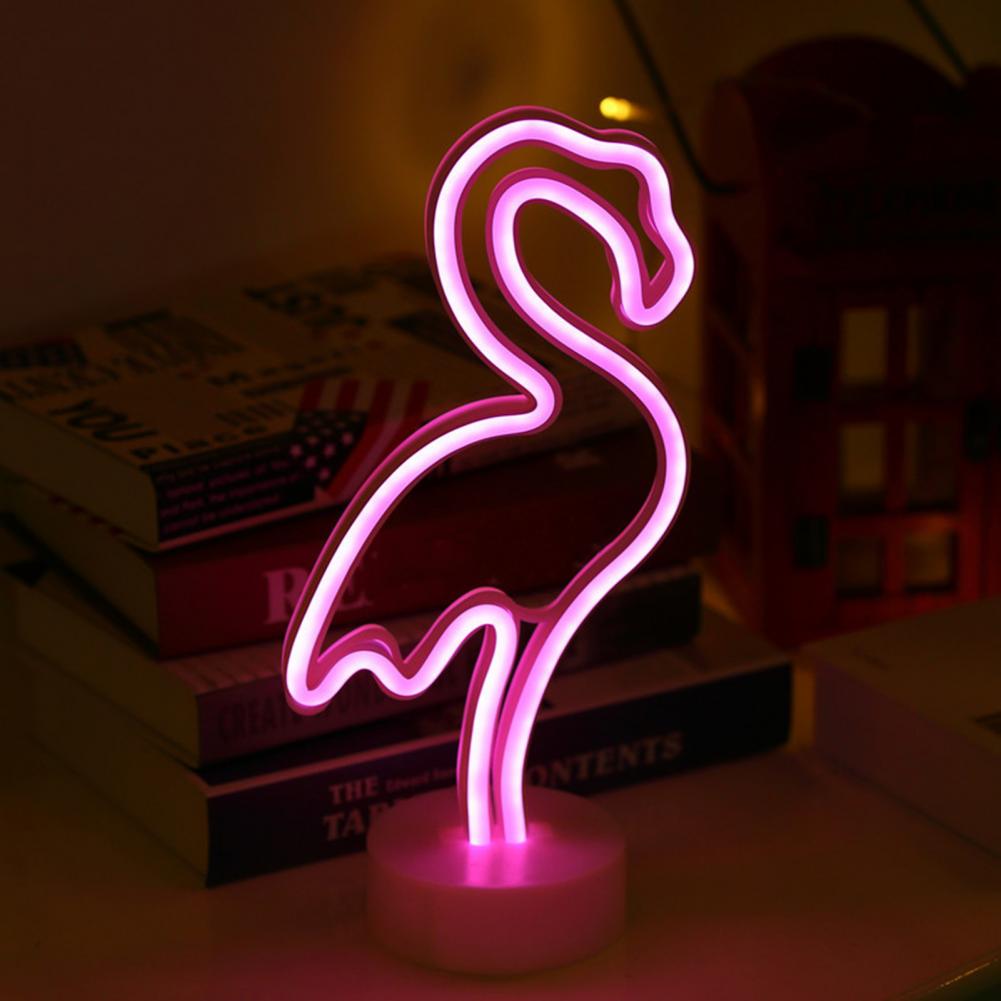 PINK LED NEON Flamingo & Bunny Signs