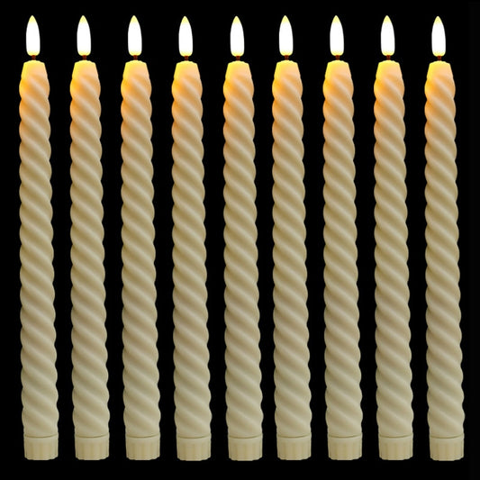 Twisted Taper LED Candles