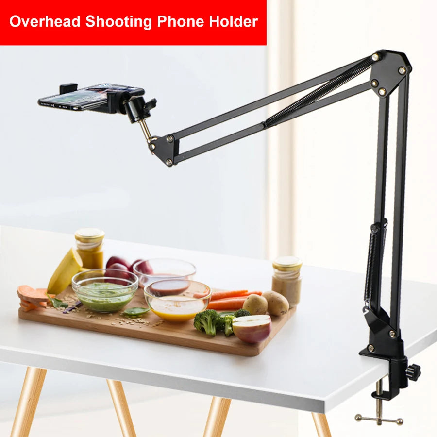 Long Arm Ring Light Phone Holder