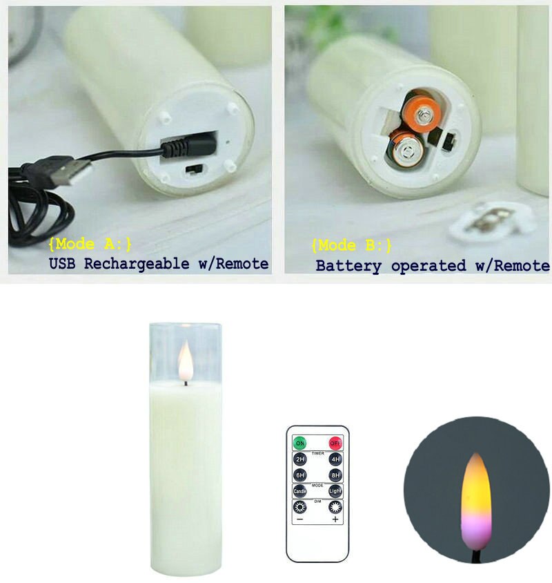 Dream LED Pillar Candle Collection