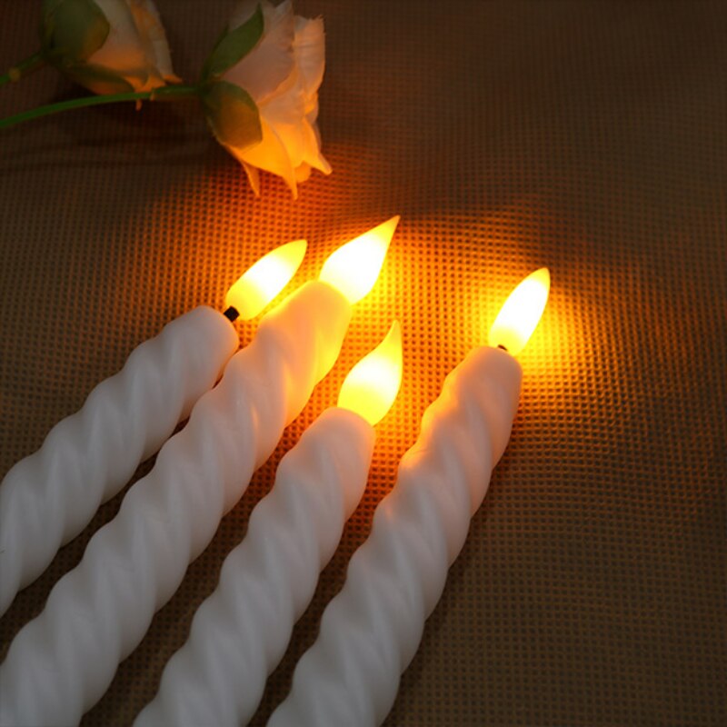 Twisted Taper LED Candles