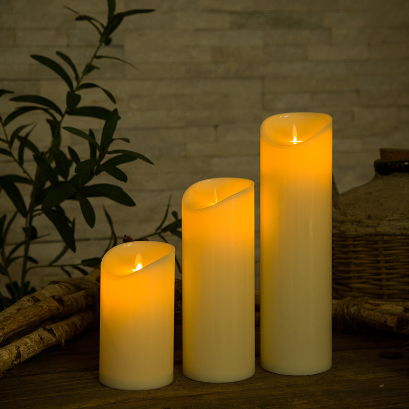 Led Simulation Swing Electronic Candle Paraffin Wax Candle Lamp Wedding Festival Home Decoration Candle Lamp Wholesale